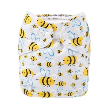 Imagem de Fraldas De Pano Ecológicas ALVABABY Para Bebês De 3 a 15 Kg Com 1 Abso