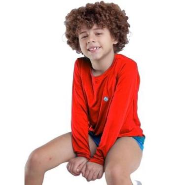 Imagem de Blusa Infantil Uv50+ Térmica Menino Proteção Solar Segunda Pele-Masculino