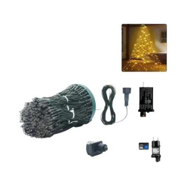 Imagem de Estrela De Natal Com 400 LEDs Para O Topo Da Árvore, Luzes Em Cascata 