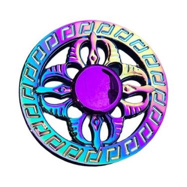 Imagem de Fidget Spinner Metálico De Alta Velocidade Colorido Com Design De Dedo