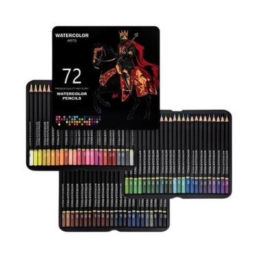 Imagem de Conjunto De Lápis De Cor Aquareláveis 48/72/76/120/160 Para Mistura E 