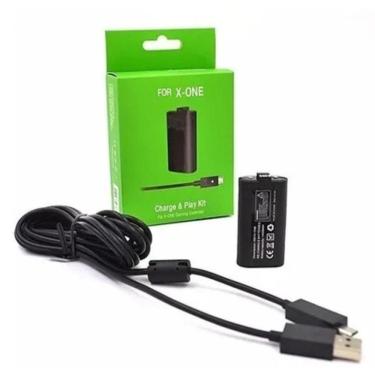Imagem de Bateria Recarregavel Para Controle Xbox One Series X/s com Cabo Micro Usb - 1400Mah