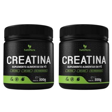 Imagem de Kit 2x Creatina Monohidratada 100% Pura 300g Tuttiflora-Unissex