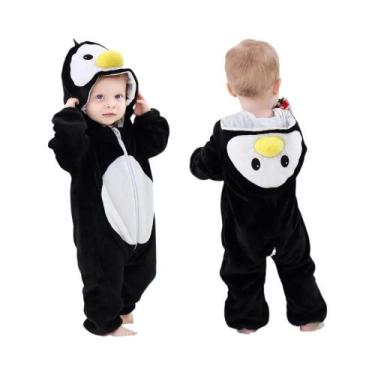 Imagem de Macacão De Inverno Para Bebê Com Capuz De Dinossauro Para Halloween, C