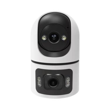 Imagem de Câmera Inteligente WiFi De 4MP Com Lente Dupla Moes Tuya Visão Noturna