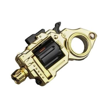 Imagem de Mini Revólver De Metal Para Meninos, Fidget Spinner EDC, Brinquedo De 