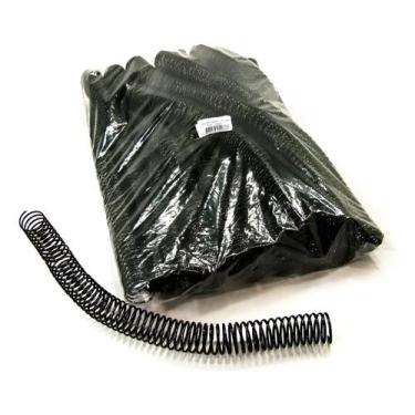 Imagem de Espiral para Encadernação Caderno 23MM Preto KIT 60 Unidades Capacidad