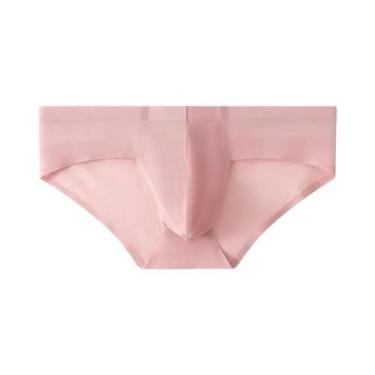 Imagem de Cuecas Masculinas De Seda Gelada Para O Verão, Frescas, Respiráveis, S