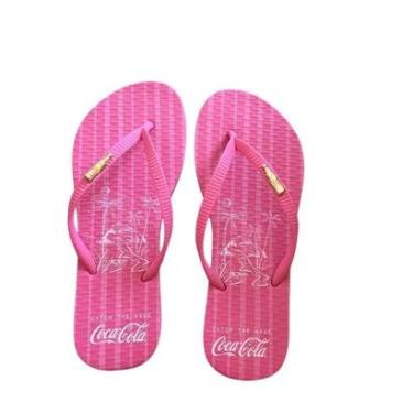 Imagem de Chinelo Feminino Coca-Cola Palm Haven Original CC4743-Feminino