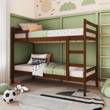 Imagem de Beliche De Madeira Maciça Para Colchã0/88x188cm Multimóveis