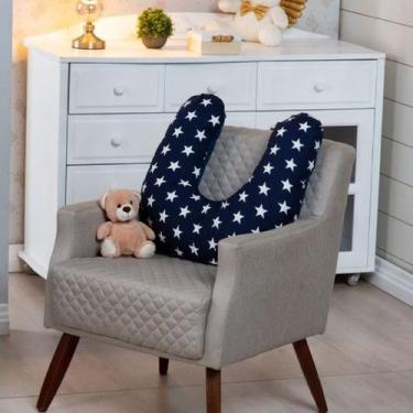 Imagem de Almofada de Amamentação Extra Grande 100% Algodão Várias Estampas - Mo