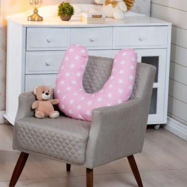 Imagem de Almofada de Amamentação Extra Grande 100% Algodão Várias Estampas - Mo