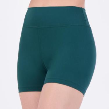 Imagem de Shorts Fila Flat Life Feminino Verde Escuro, G