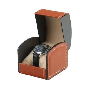 Imagem de Estojo De Luxo Em Couro PU Para Relógios, Suporte Expositor De Joias E