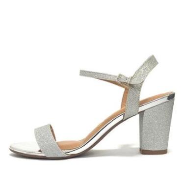 Imagem de Sandalia Vizzano Glamour Salto Medio Fivela-Feminino