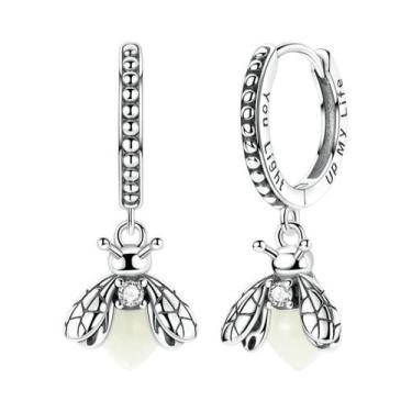 Imagem de Brincos De Argola Em Prata Esterlina 925 Para Mulheres, Joias De Luxo 