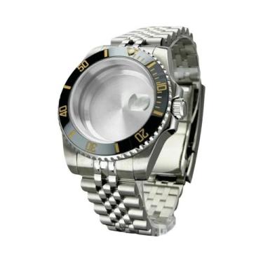 Imagem de Caixa De Relógio De Mergulho À Prova d'Água De 40mm Com Bezel Preto, V