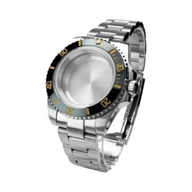 Imagem de Caixa De Relógio De Mergulho À Prova d'Água De 40mm Com Bezel Preto, V