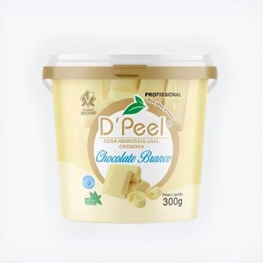 Imagem de Cera Depilatória Chocolate Branco Dpell Profissional - D'peel, 300g