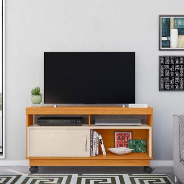 Imagem de Rack Artur Cinamomo/Off White - VRK COMERCIO ON-LINE - MADETEC MOVEIS 