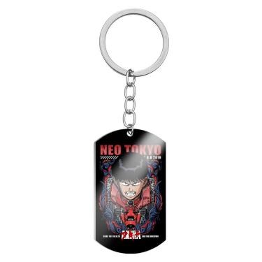 Imagem de Chaveiro: chaveiro AKIRA Kaneda Shotaro Dog Tag, aço inoxidável