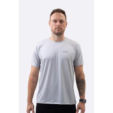 Imagem de Camiseta Dry Fit HUPI Smart Cinza Masculina, Mescla, GG