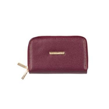 Imagem de Carteira feminina de couro liso Martina-Feminino