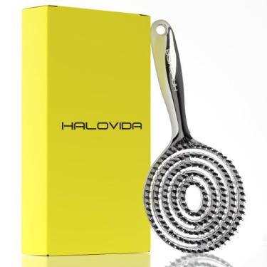 Imagem de Escova de Cabelo HALOVIDA para Mulheres com Dupla Camada de Cerdas de 