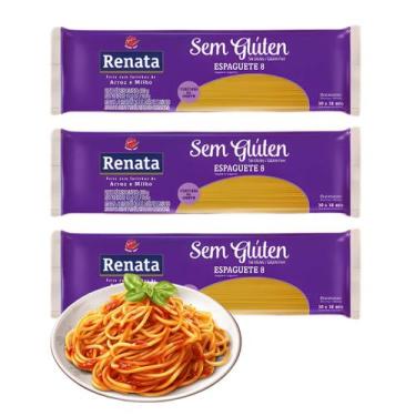 Imagem de Kit Macarrão Espaguete Sem Glúten - Renata 3 Unidades 500g
