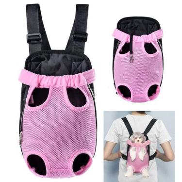 Imagem de Mochila Canguru Transporte Cachorro Gato Pet Animais Domesticos Bichos