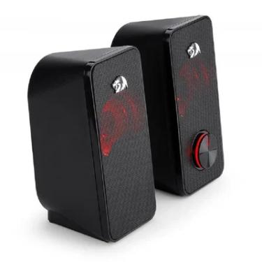 Imagem de Caixa de Som Redragon Stentor GS500 2X3W 3.5MM Preto e Led Vermelho