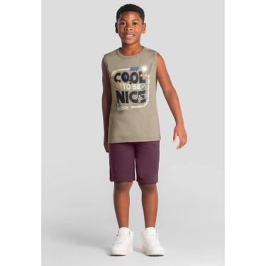 Imagem de Conjunto infantil menino em malha Brandili