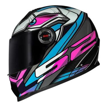 Imagem de CAPACETE LS2 FF358 XDRON CYAN ROSA-Unissex
