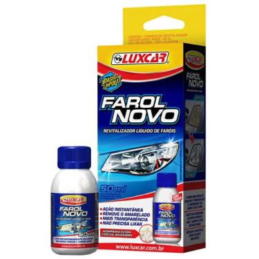 Imagem de Revitalizador líquido de faróis - farol novo luxcar 50 ml