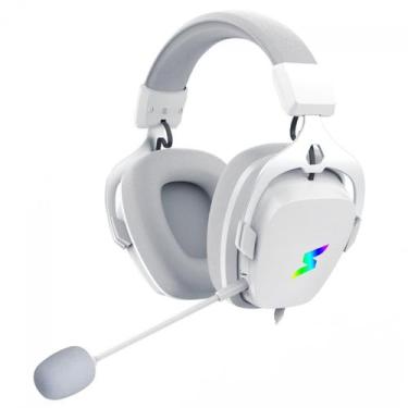 Imagem de Headset Gamer SuperFrame Wind RGB Wireless Drivers de 50mm Branco SFHS