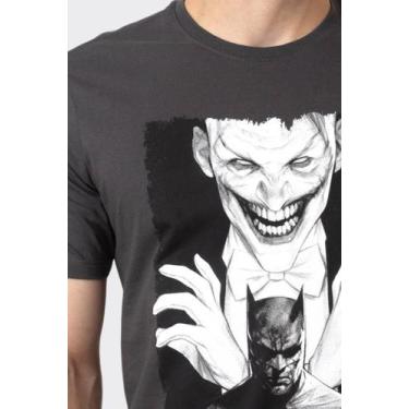 Imagem de Camiseta DC Comics Coringa Príncipe Do Crime - Piticas, M, Chumbo, Uni