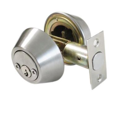 Imagem de Parafuso de cilindro duplo Deadbolt Probrico Satin Nickel, 1 pacote