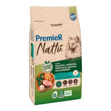 Imagem de Ração PremieR Nattú Frango, Abóbora E Brócolis Cães Peq 10Kg