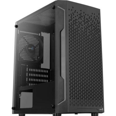 Imagem de Gabinete gamer mini tower sem fonte aerocool trinity mini v1 preto