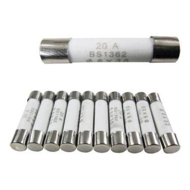 Imagem de 30 pçs fusivel ceramico para forno microondas 20amperes - grande - GEN