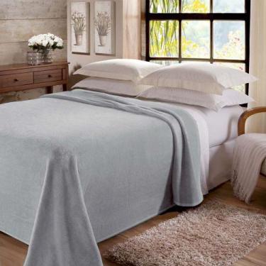 Imagem de Cobertor Casal Dupla Face 1,80m x 2,20m Dyuri Jolitex -Emcompre, CINZA