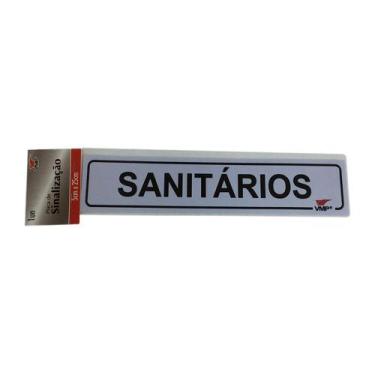 Imagem de Placa sinalização Sanitários 5x25 VMP