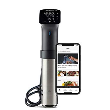 Imagem de Anova Culinary Sous Vide Precision Cooker Pro, 1200 Watts, preto e prata