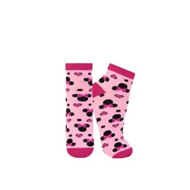 Imagem de Meia Disney Infantil tam 19 a 23 - LANDARKET, Rosa minnie