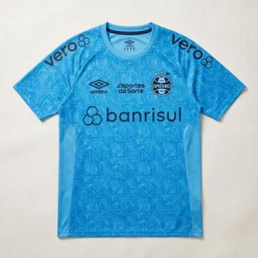 Imagem de Camisa Grêmio Treino 24/25 Umbro Masculino Tamanho:PCor:Azul ClaroGêne