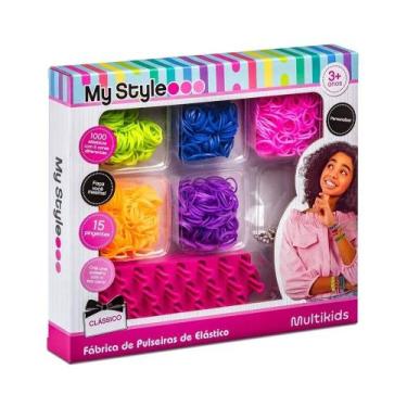 Imagem de Kit Fábrica De Pulseiras De Elástico Clássico My Style Multikids
