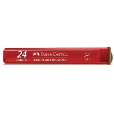 Imagem de Grafite para Lapiseira Faber-Castell Polymer HB 0.5MM com 14 Tubos de 24 Unidades Cada