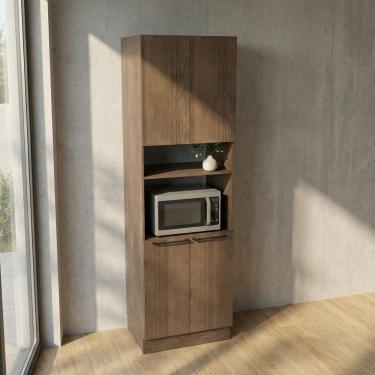 Imagem de Torre Quente 70cm 4 Portas Cozinha Lisboa Avelã