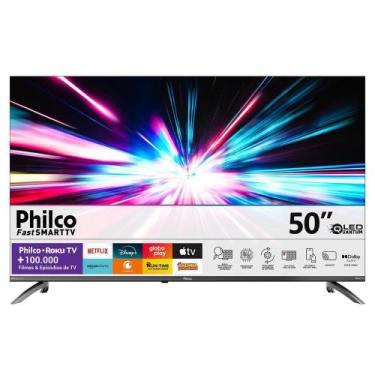 Imagem de Smart TV 50" Philco P50CRB 4K Sistema Roku TV HDMI USB, P50CRB, 50"