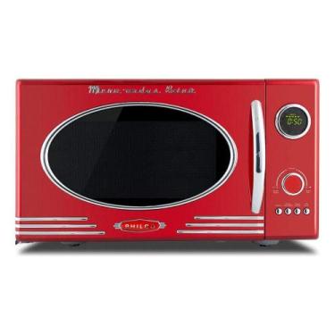 Imagem de Micro-ondas Retrô Limpa Fácil 1400W 28L 127V PMR28V - Philco, Vermelho